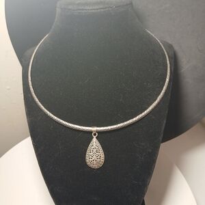 925 Djoy Vintage Woman Chocked Necklace